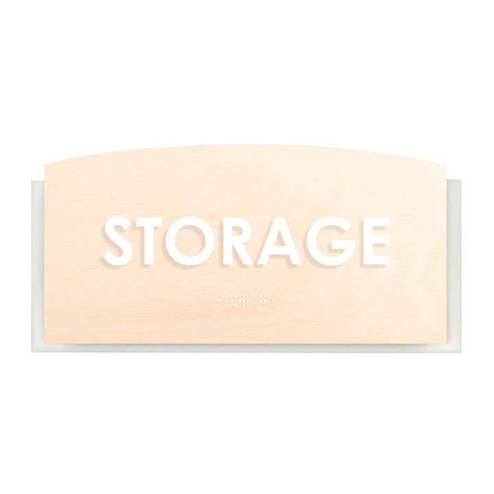 Storage Room Door Sign - "Scandza" Design