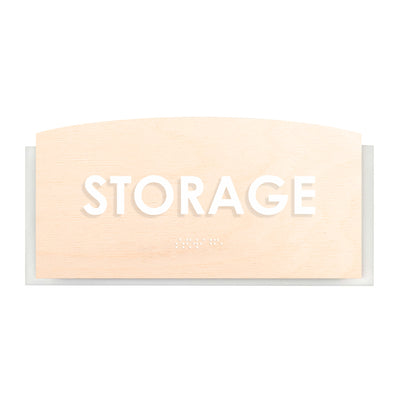 Storage Room Door Sign "Scandza" Design