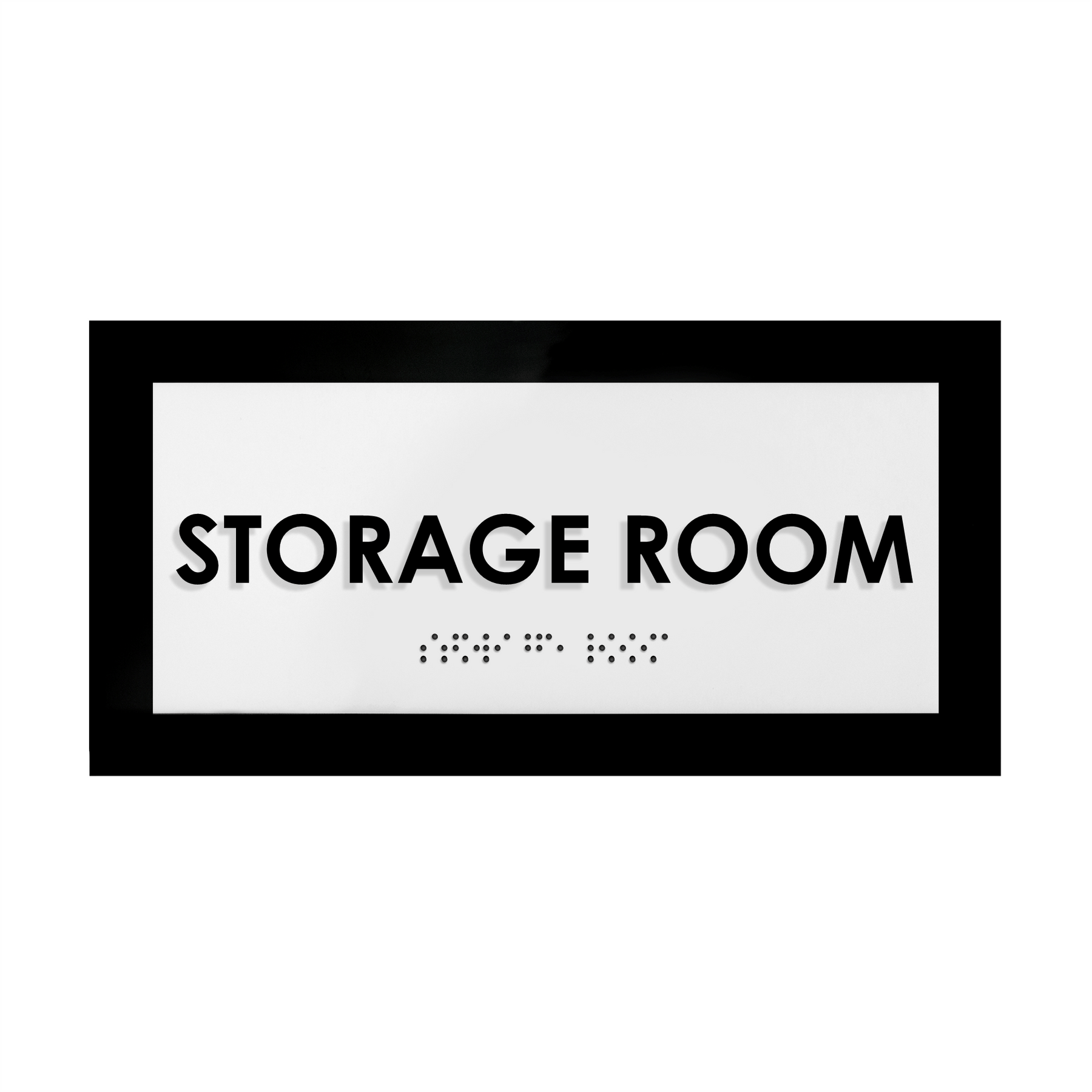 Storage Room Sign: Acrylic Door Plate —