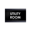 Door Signs Utility Room Sign - Wood Door Plate - "Buro" Design - Photo #6