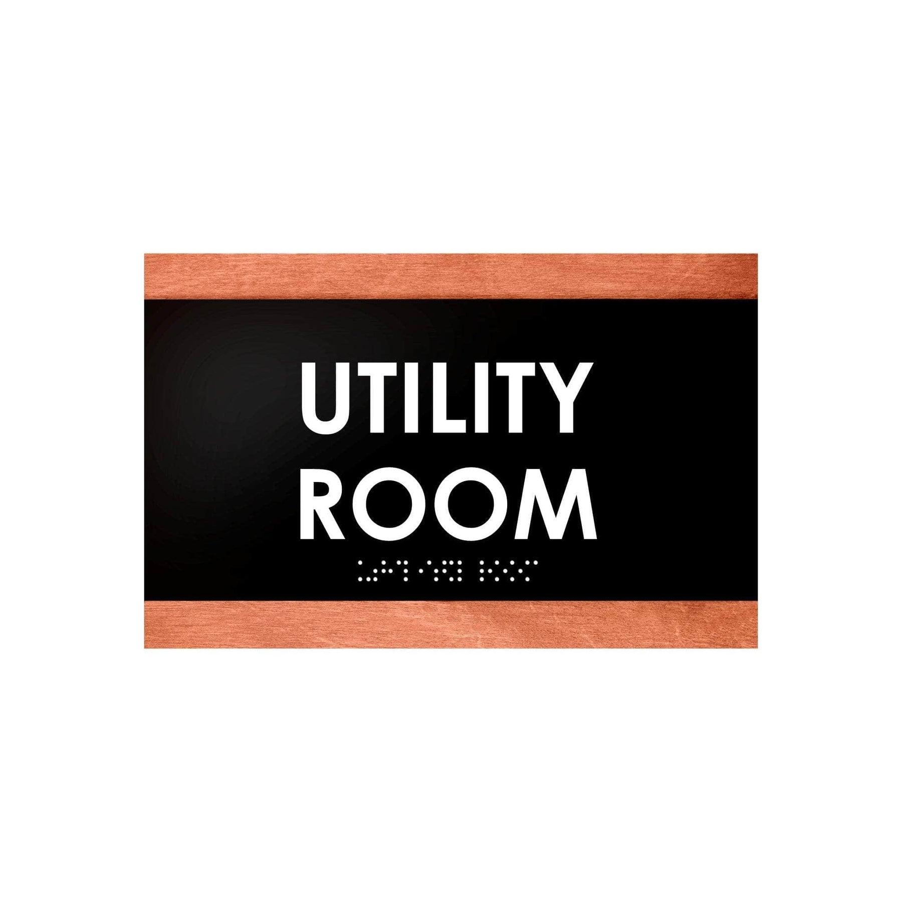Utility Store Sign Utility Room Sign - Wood Door Plate