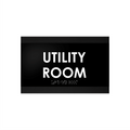 Door Signs Utility Room Sign - Wood Door Plate - "Buro" Design - Photo #5