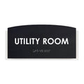 Wood Utility Room Door Sign "Scandza" Design - Photo #5