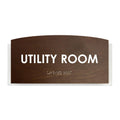 Wood Utility Room Door Sign "Scandza" Design - Photo #3