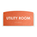 Wood Utility Room Door Sign "Scandza" Design - Photo #4