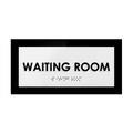 Door Signs Waiting Room Sign - Acrylic Door Plate - "Simple" Design - Photo #1