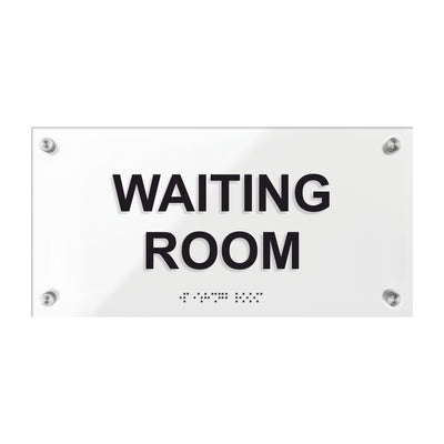 Waiting Room Signs - Acrylic Door Plate "Classic" Design