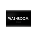 Door Signs Washroom Sign - Wood Door Plate "Buro" Design - Photo #6