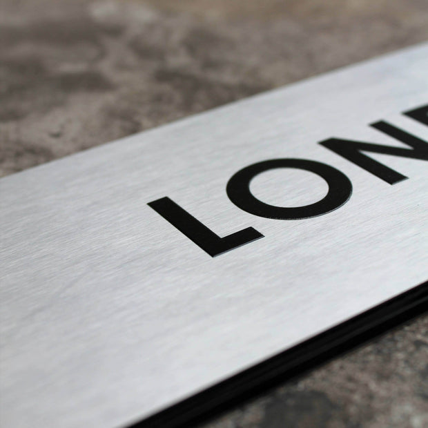 World Clock Signs Personalized Metal Clock Signs