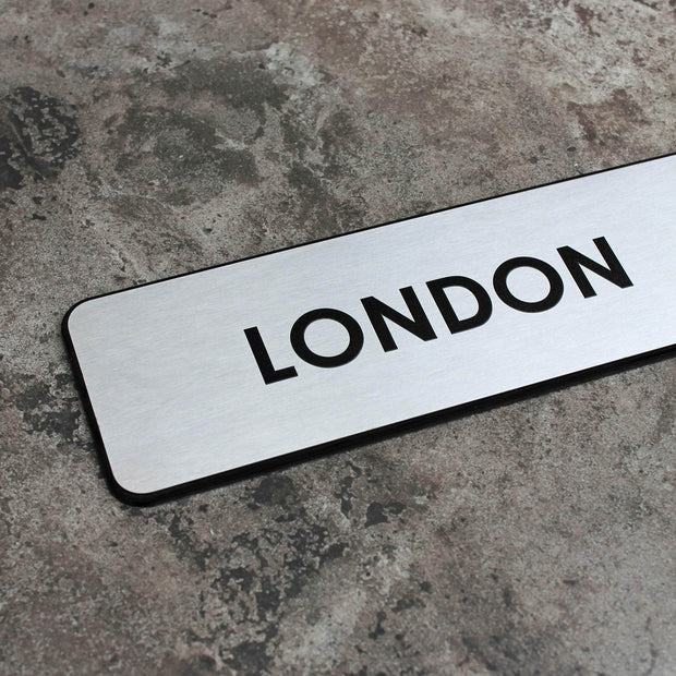 World Clock Signs Personalized Metal Clock Signs