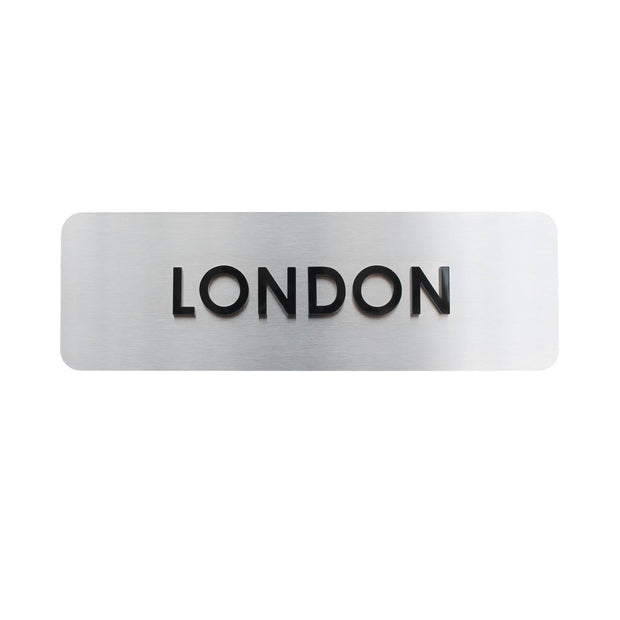 World Clock Signs Personalized World Clock Signs - Steel Sign