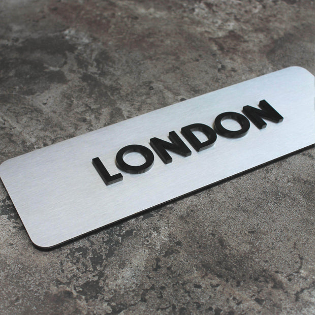 World Clock Signs Personalized World Clock Signs - Steel Sign