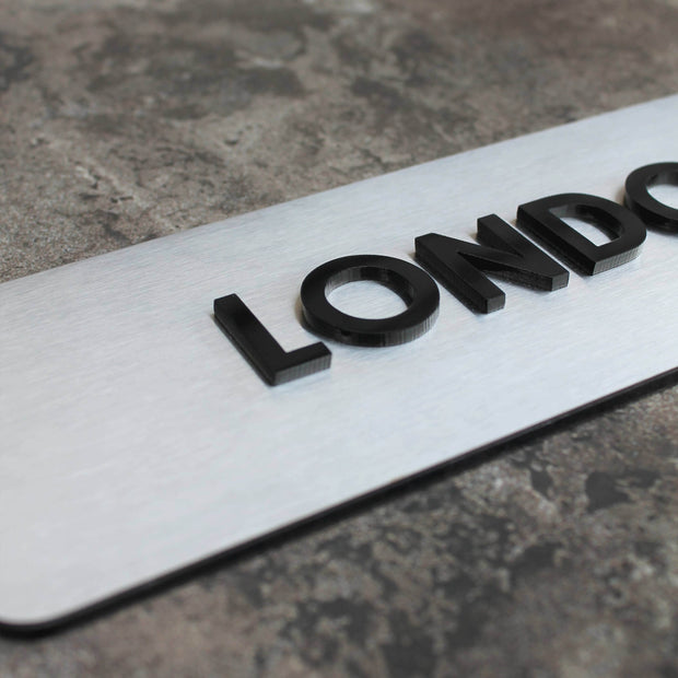 World Clock Signs Personalized World Clock Signs - Steel Sign